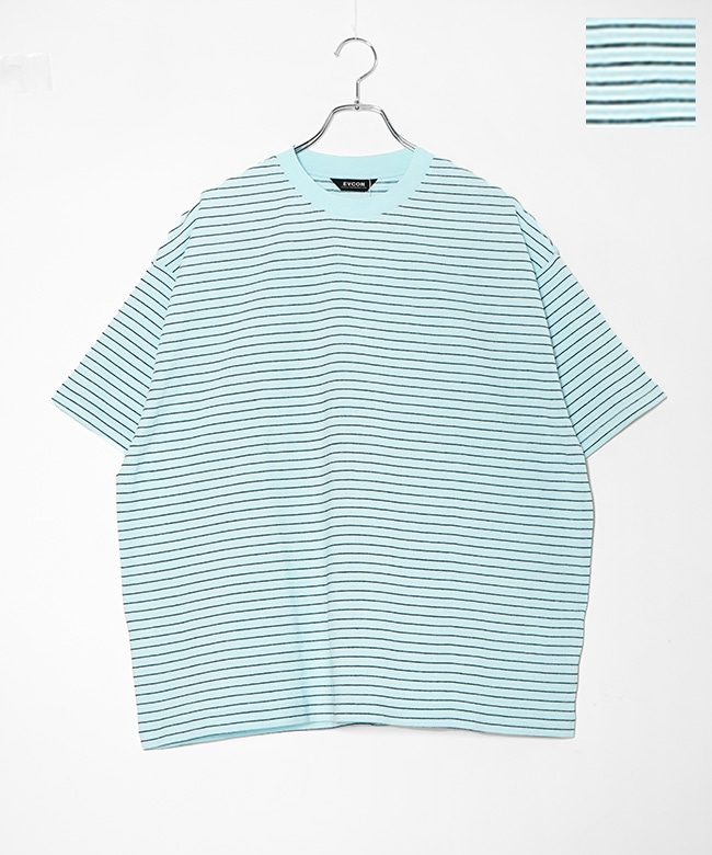 EVCON(エビコン) BORDER WIDE S/S TEE ボーダー ワイド ショート
