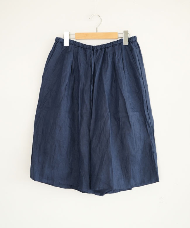 SALE 30%OFF】mizuiro ind(ミズイロインド) linen wide half PT リネン