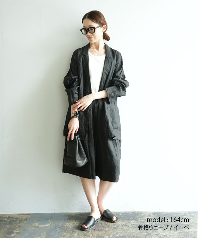mizuiro ind(ミズイロインド) linen wide half PT リネンワイドハーフ