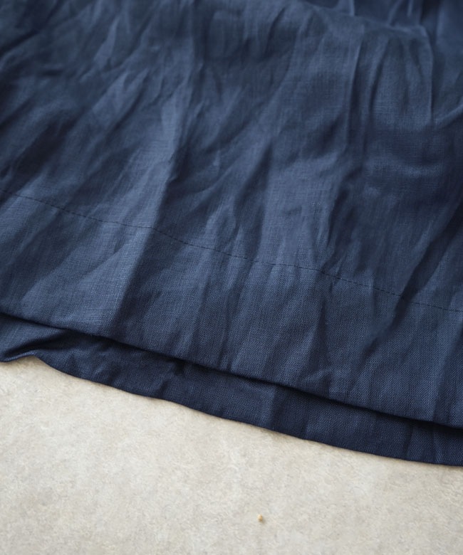 SALE 30%OFF】mizuiro ind(ミズイロインド) linen wide half PT リネン