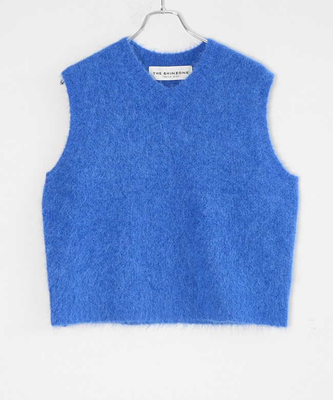 THE SHINZONE(ザ シンゾーン) ALPACA SHAGGY KNIT VEST アルパカ