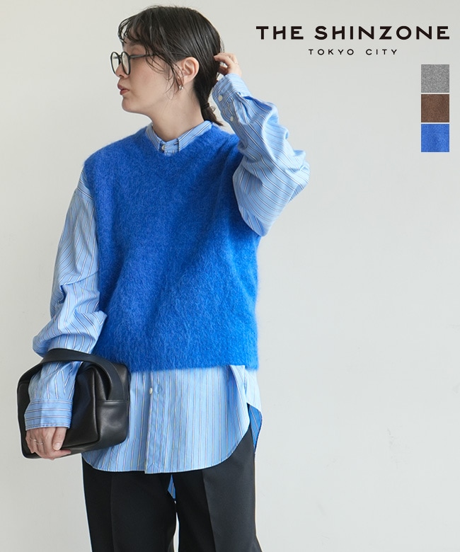 THE SHINZONE(ザ シンゾーン) ALPACA SHAGGY KNIT VEST アルパカ