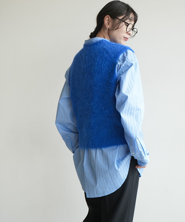 THE SHINZONE(ザ シンゾーン) ALPACA SHAGGY KNIT VEST アルパカ