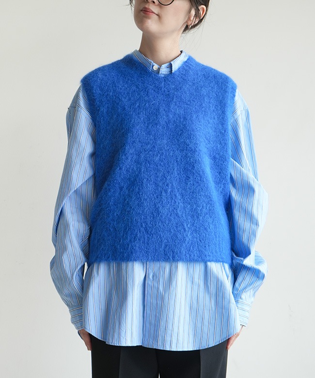 THE SHINZONE(ザ シンゾーン) ALPACA SHAGGY KNIT VEST アルパカ