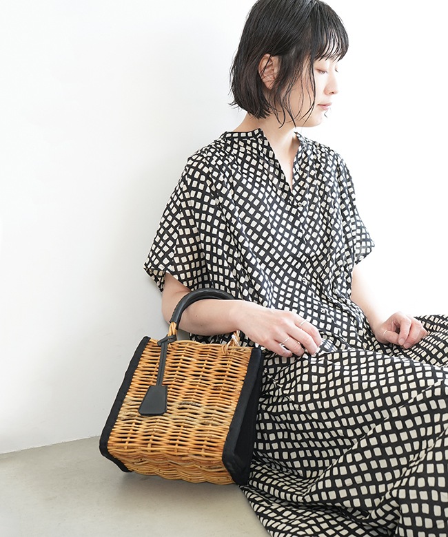 37-0270X]Brocante(ブロカント) インドプリント フロンセ
