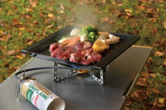 683125) / UNIFLAME(ユニフレーム) / ファイルグリル エンボス 鉄板