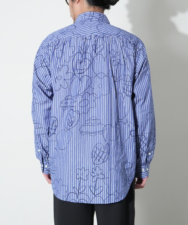 BRU NA BOINNE ブルーナボイン カジュアルシャツ メンズ 【古着  