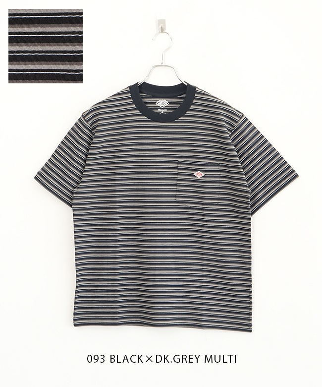 ◇[DT-C0198TCB]DANTON(ダントン) POCKET T-SHIRT(ポケットTシャツ