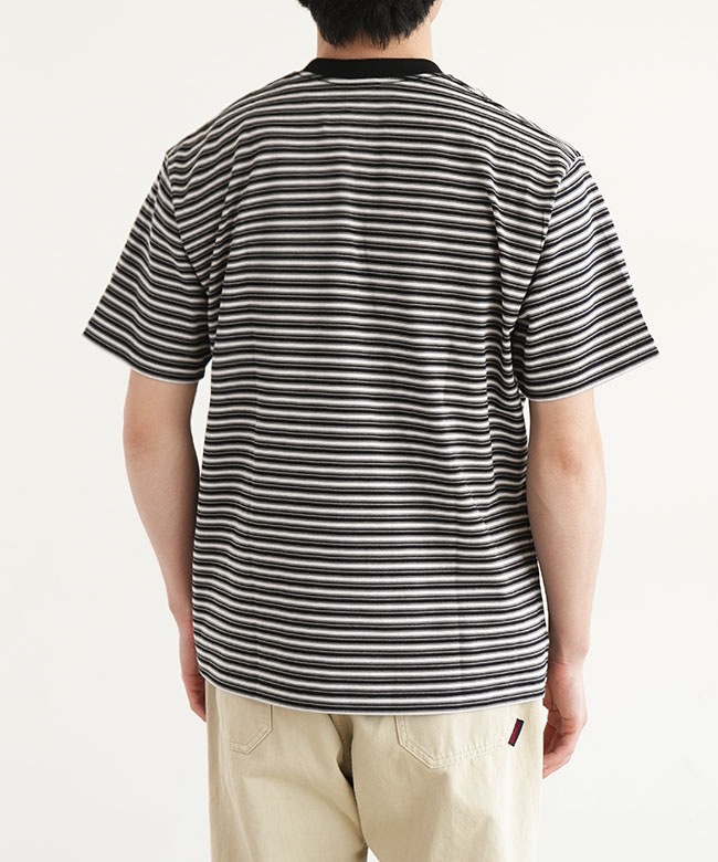 ◇DANTON(ダントン) POCKET T-SHIRT(ポケットTシャツ/ボーダー)メンズ