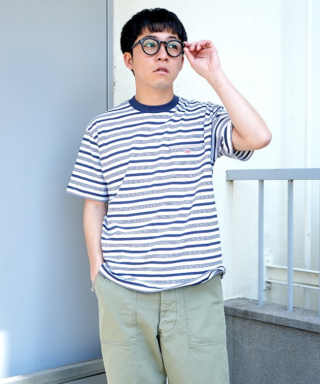 ◇[DT-C0198TCB]DANTON(ダントン) POCKET T-SHIRT(ポケットT