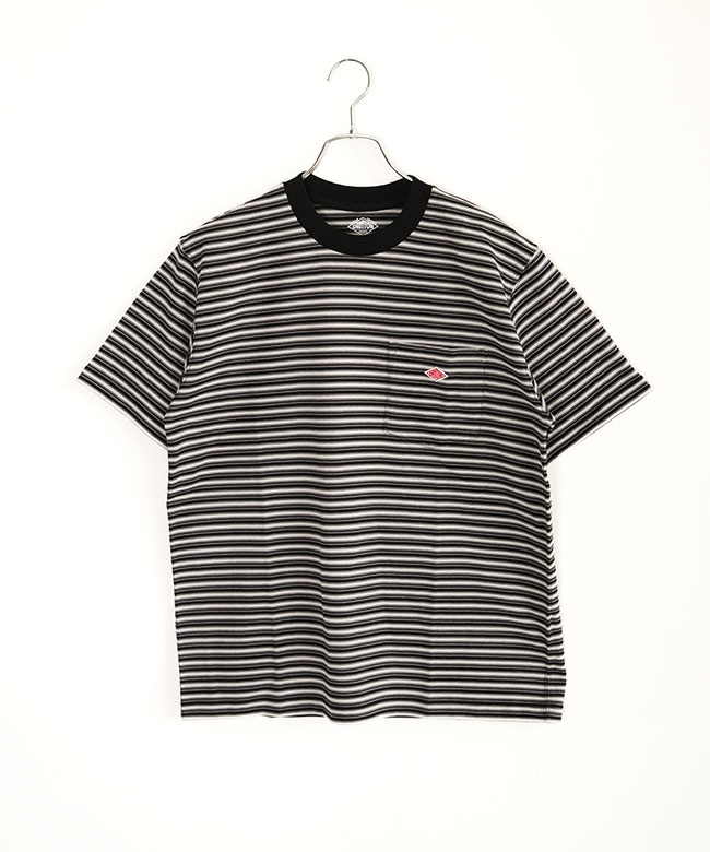◇DANTON(ダントン) POCKET T-SHIRT(ポケットTシャツ/ボーダー)メンズ