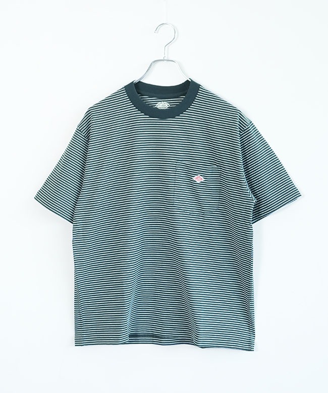 ダントン ボーダーTシャツ DANTON ダントン ポケットTシャツ[ボーダー] T/Cオープンエンド