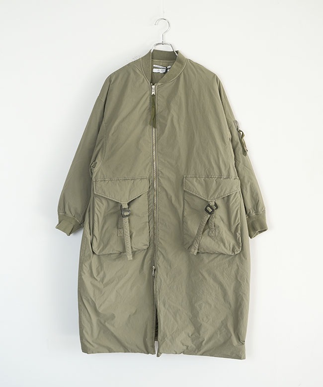 SALE 20%OFF】F/CE.(エフシーイー) GARMENT DYE DOWN MA-1 LONG COAT