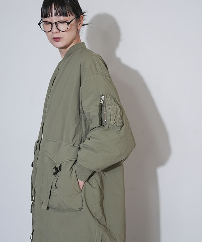 SALE 20%OFF】F/CE.(エフシーイー) GARMENT DYE DOWN MA-1 LONG COAT