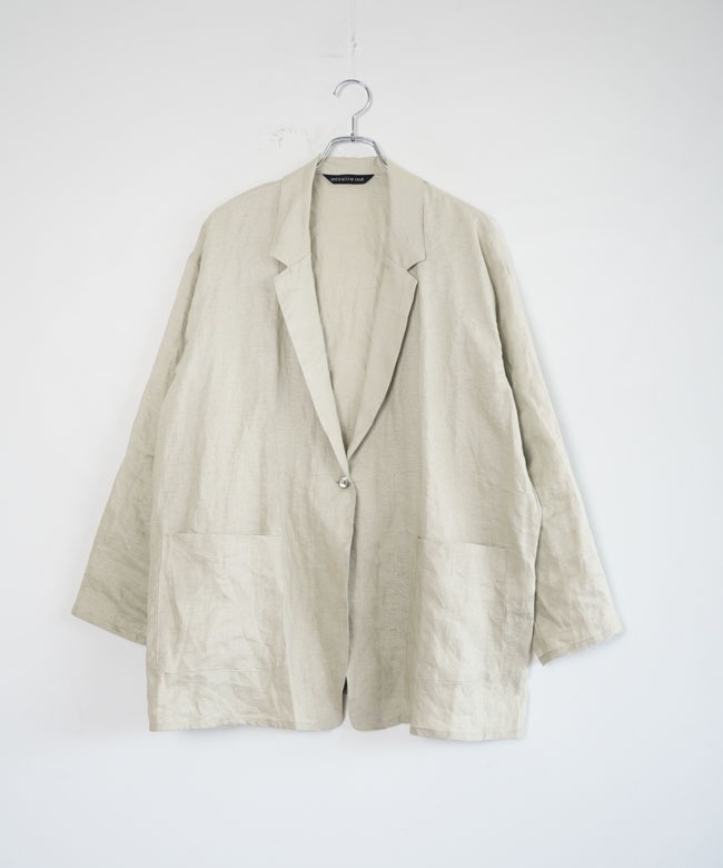 mizuiro ind(ミズイロインド) linen wide shirt JK リネンワイドシャツ