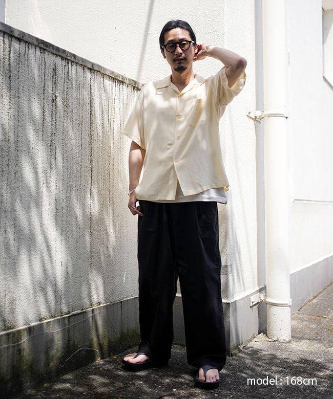 STYLE EYES(スタイルアイズ) RAYON BOWLING SHIRT “PLAIN” レーヨン