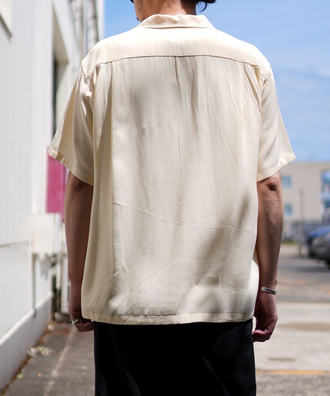 STYLE EYES(スタイルアイズ) RAYON BOWLING SHIRT “PLAIN” レーヨン