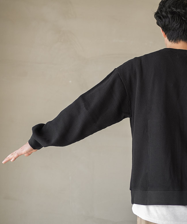 modem design(モデムデザイン) seep embroidery waffle crew シープ