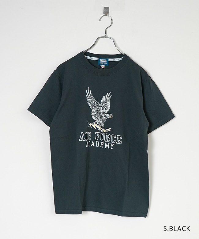 SALE 30%OFF】Pherrow's(フェローズ) AIR FORCE ACADEMY 半袖プリントT