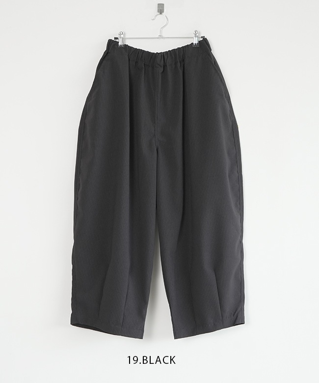 A12414]HARVESTY(ハーベスティ) TROPICAL STRIPES CROPPED EASY