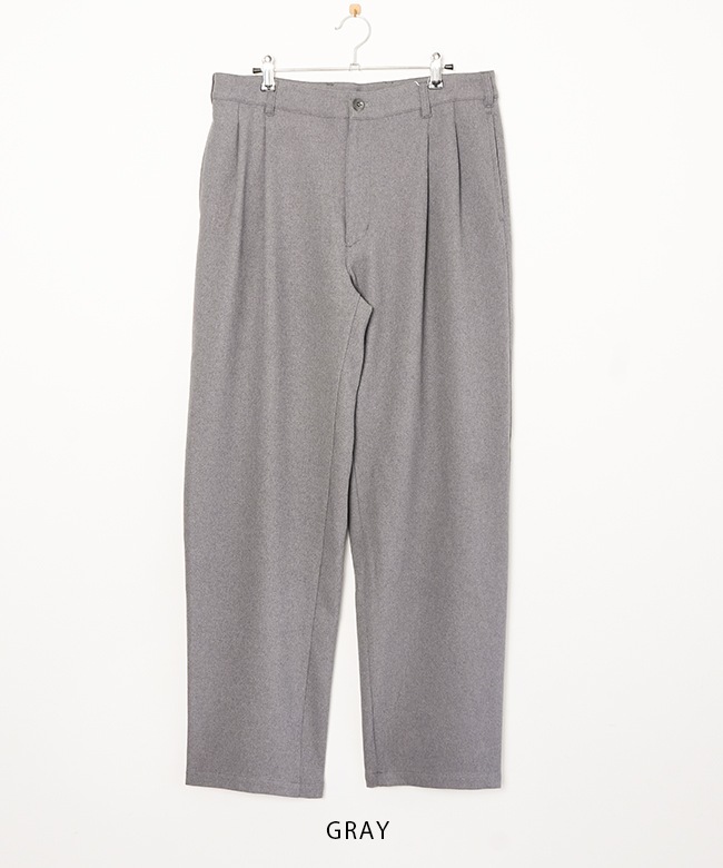 SALE 50%OFF】[243-91503] EVCON(エビコン) 2TUCK EASY TROUSERS 2