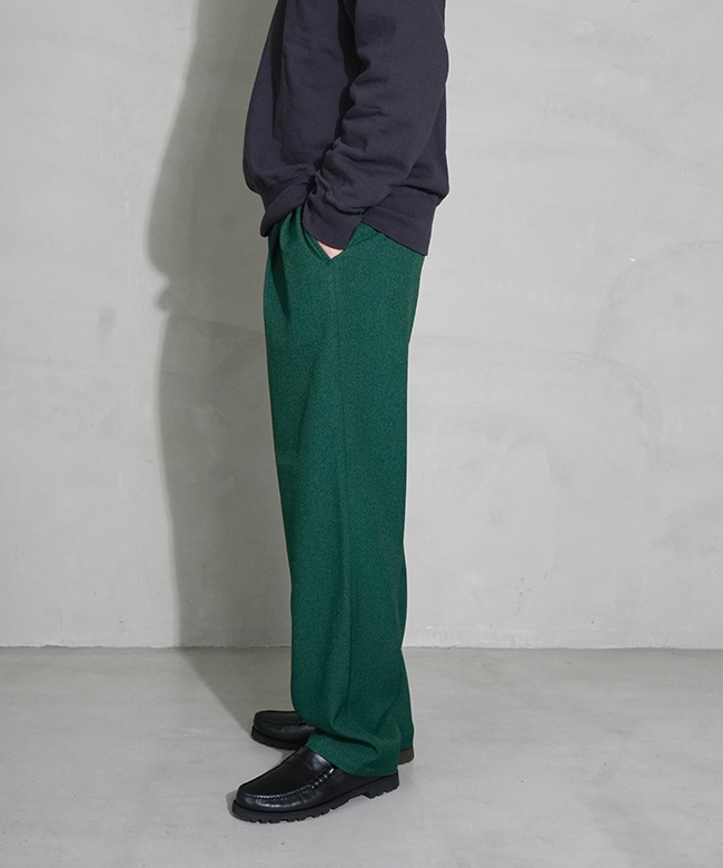 SALE 50%OFF】 EVCON(エビコン) 2TUCK EASY TROUSERS 2タックイージー