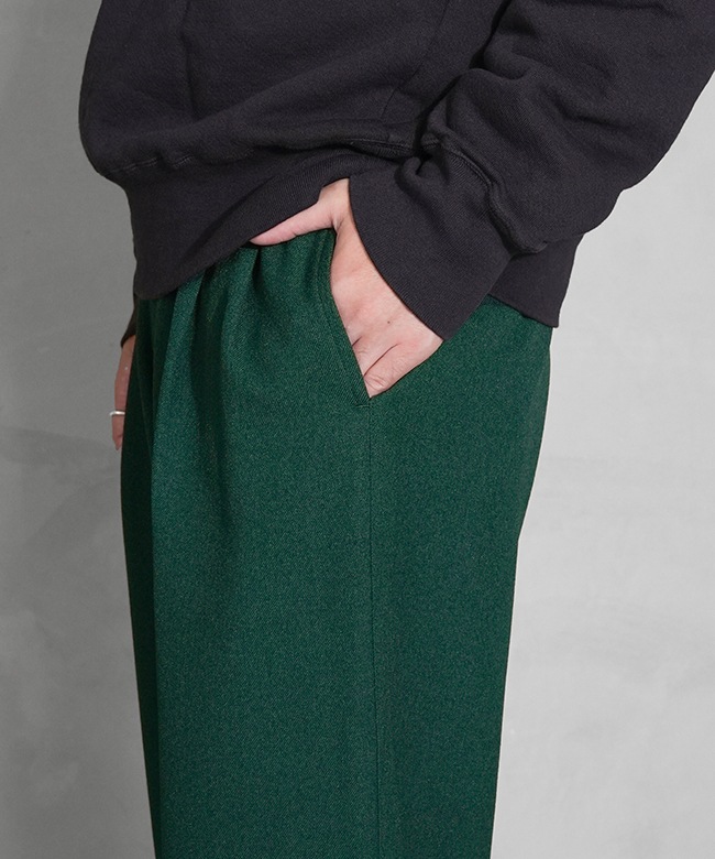 SALE 50%OFF】 EVCON(エビコン) 2TUCK EASY TROUSERS 2タックイージー