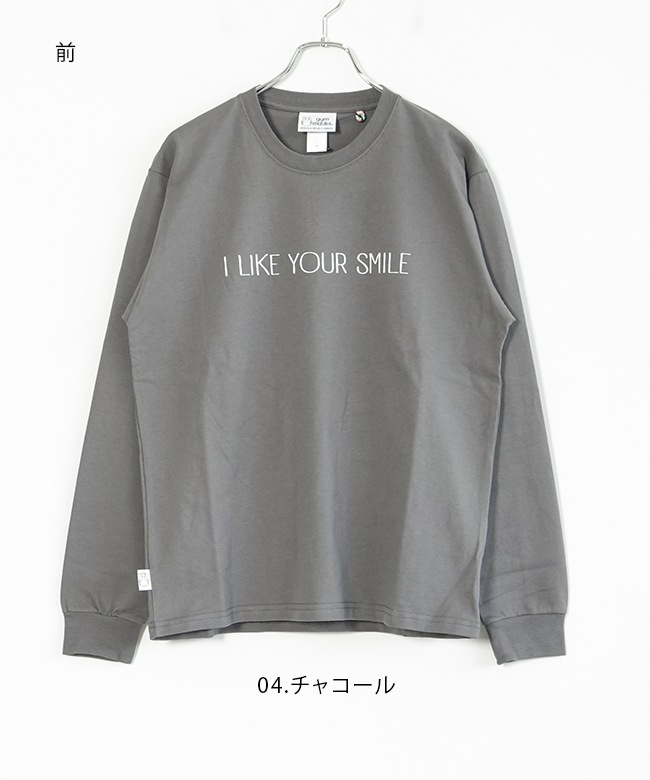 gym master(ジムマスター) 7.4oz YOUR SMILEロンTee 長袖Tシャツ