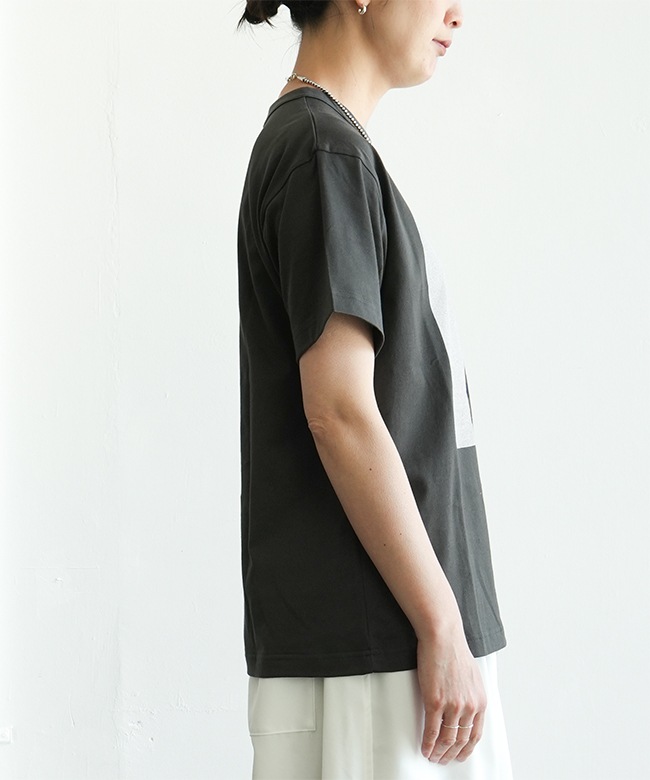 25SS 新品タグ付　mizuiro ind フォトプリントT Tシャツ　半袖 楽天市場】【SALE 30%OFF】[2-210055]mizuiro ind(ミズイロ