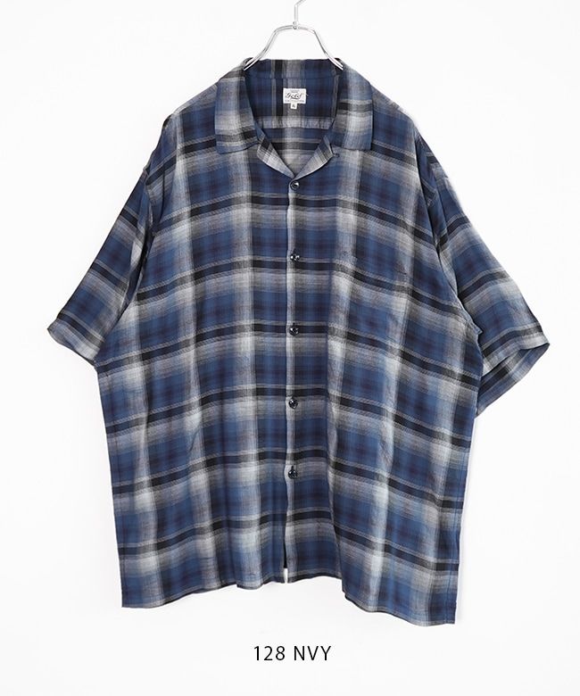 SALE 20%OFF】[GL39436]gold(ゴールド) RAYON CHECK S/S OPEN