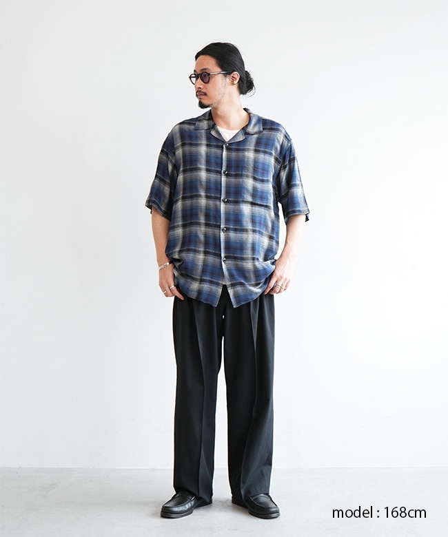SALE 30%OFF】[GL39436]gold(ゴールド) RAYON CHECK S/S OPEN