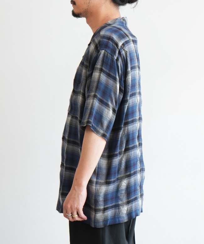 SALE 30%OFF】[GL39436]gold(ゴールド) RAYON CHECK S/S OPEN