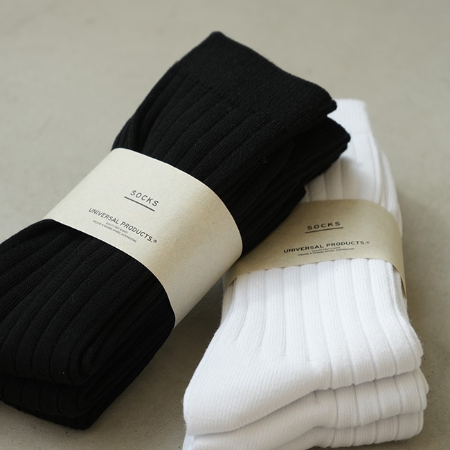 UNIVERSAL PRODUCTS(ユニバーサルプロダクツ)3P COLOR SOCKS(クルー