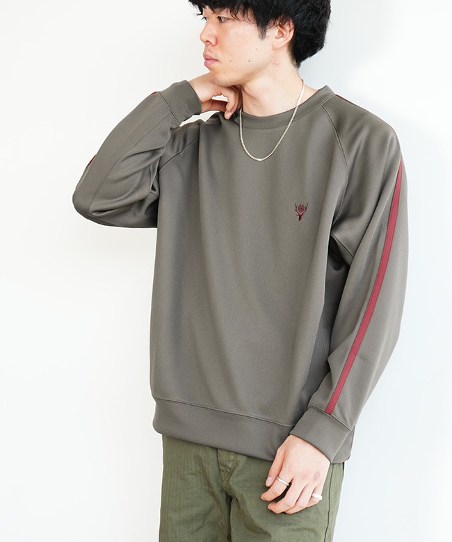 RW635]South2West8(サウスツーウエストエイト)Trainer Crew Neck Shirt