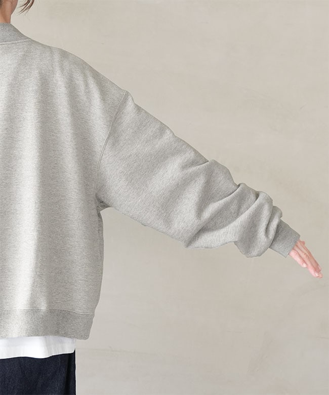 ◇[SMA-FW-HFZIP]SOLAMONAT(ソラモナ) ふわりと裏毛ハーフジッププル