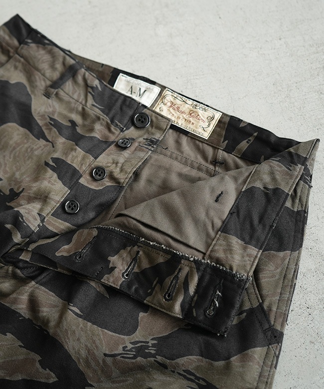 ¥37400 バズリクソンズ　ウィリアムギブソン　ブラックタイガーカモ　パンツ Buzz Rickson's(バズリクソンズ) WILLIAM GIBSON COLLECTION BLACK