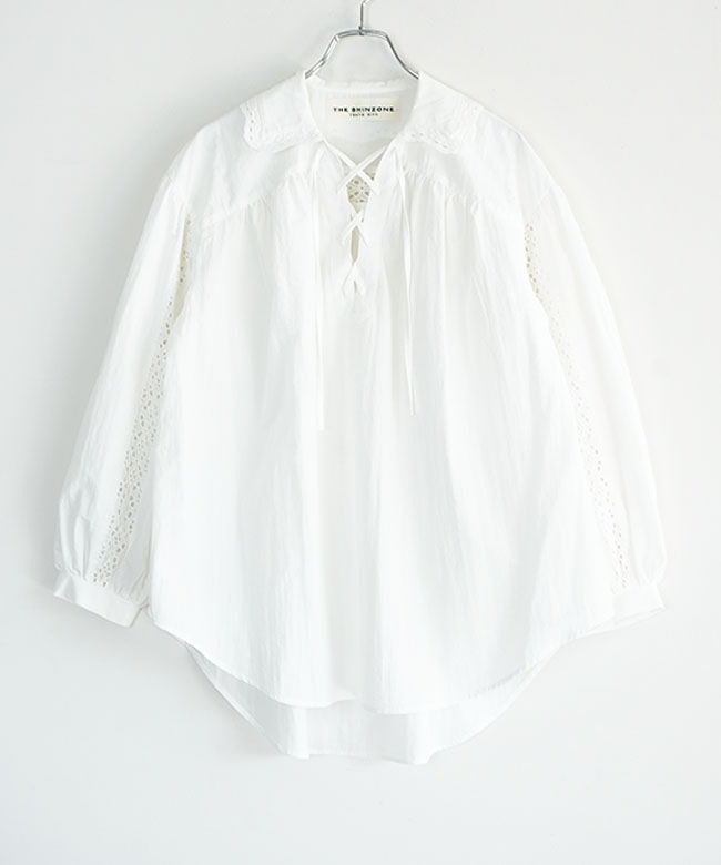shinzone   レース トップス THE SHINZONE(ザ シンゾーン) MESH LACE KNIT CARDIGAN メッシュレース