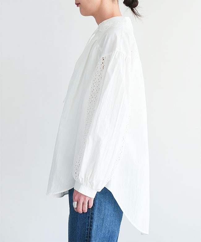 シンゾーン 23SS シャツ ブラウス 34 白 ホワイト 長袖 LACE 楽天市場】シンゾーン THE SHINZONE レースカラーブラウス レディース