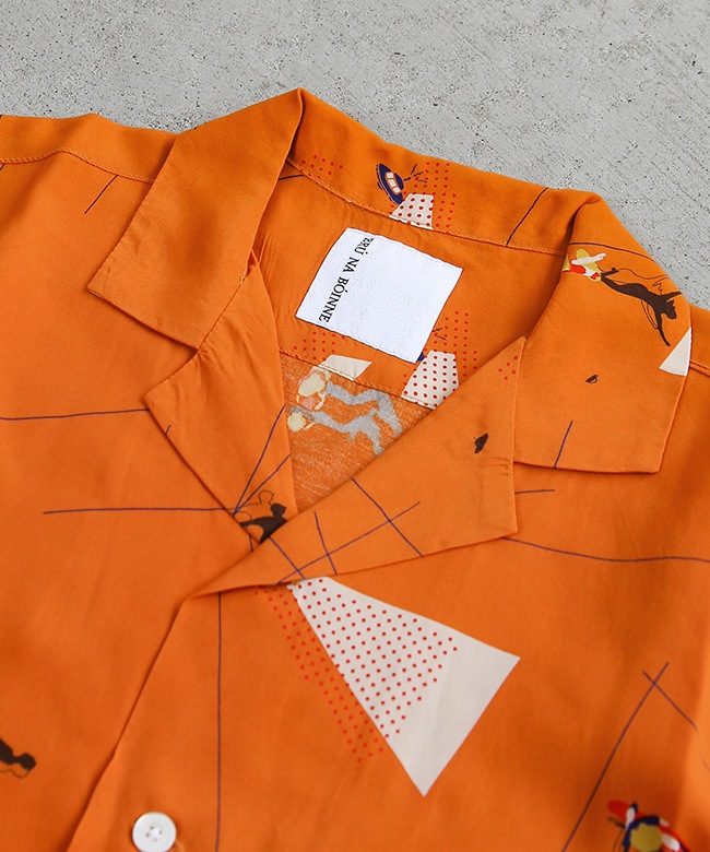 ブルーナボイン　BRU NA BOINNE 長袖ポロシャツ　レッド 陰影と混合」ヘドリーポロ2号/BRU NA BOINNE | CLOTH+CROSS