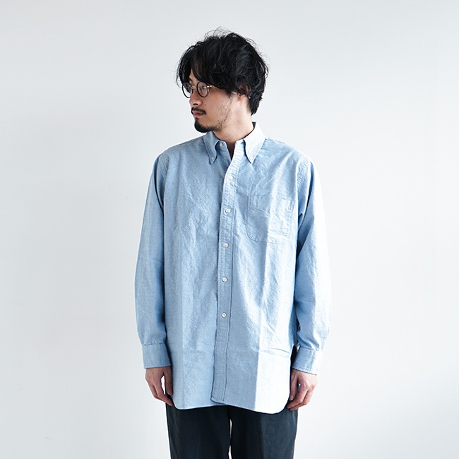 ネセサリーオアアンネセサリー 25ss チェンジポケット デニムシャツ 3 ネセサリーオアアンネセサリー 25ss チェンジポケット デニム