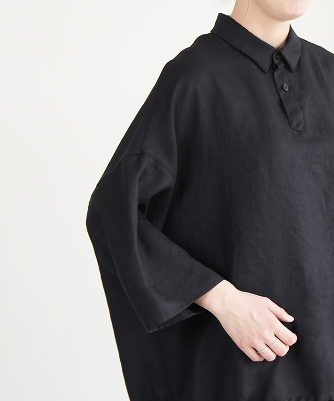 LE-FR1302PO]FIRMUM(フィルマム) スラブトリアセテート・ツイル 半袖