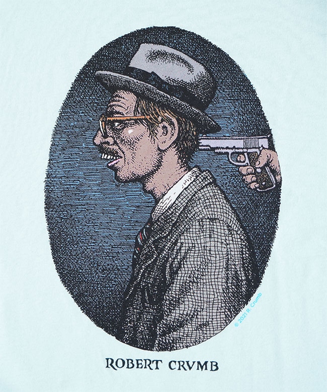 R.CRUMB OFFICEAL(ロバートクラムオフィシャル) GUN SELF-PORTRAIT T
