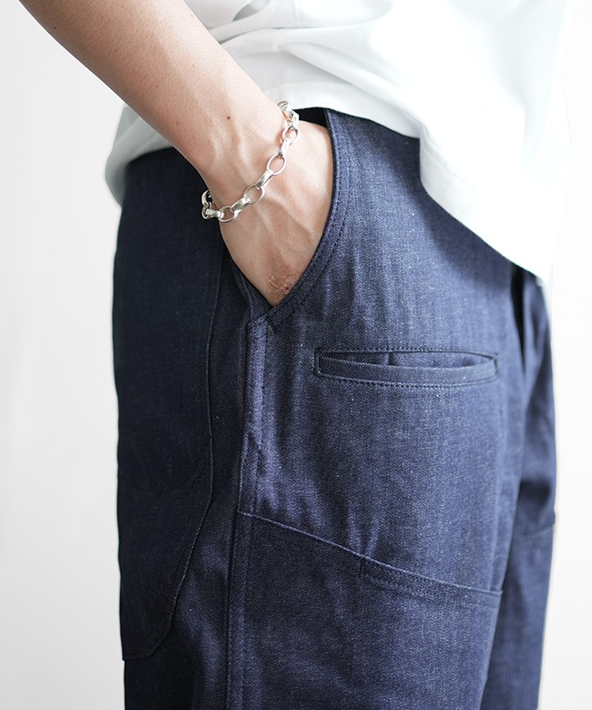 ササフラス　leaf warden pants 4/5 Mサイズ SF-252236] SASSAFRAS (ササフラス) Leaf Warden Pants 4/5(リーフ