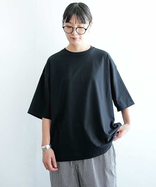 3枚セット✨️ Veritecoeur ヴェリテクール 布帛ロングTee 白紺黒 LTD-134]Veritecoeur(ヴェリテクール) Sandwich Tee
