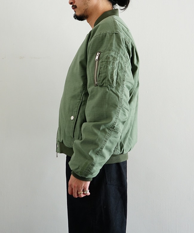 NN-JU4702]nonnative(ノンネイティブ) TROOPER PUFF BLOUSON COTTON