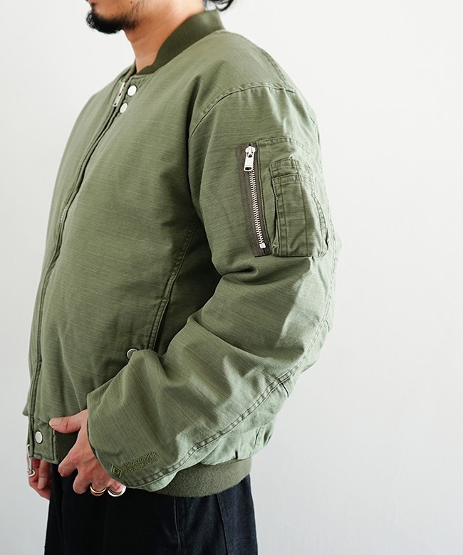 NN-JU4702]nonnative(ノンネイティブ) TROOPER PUFF BLOUSON COTTON