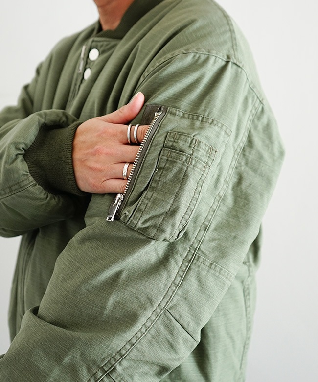 nonnative トルーパーパフブルゾン 3 NN-JU4702]nonnative(ノンネイティブ) TROOPER PUFF BLOUSON COTTON