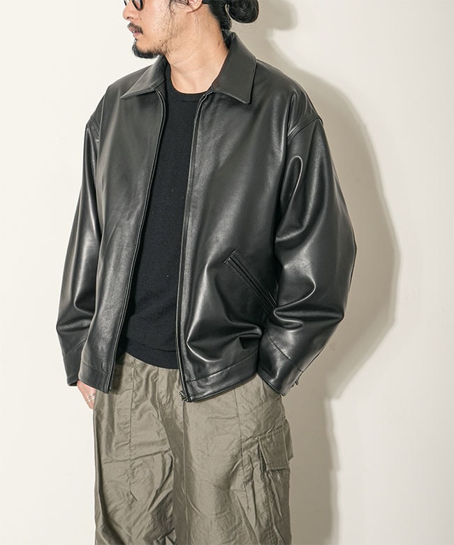 SALE 30%OFF】[ALV-00132]alvana(アルヴァナ) Lamb Skin Short Jacket