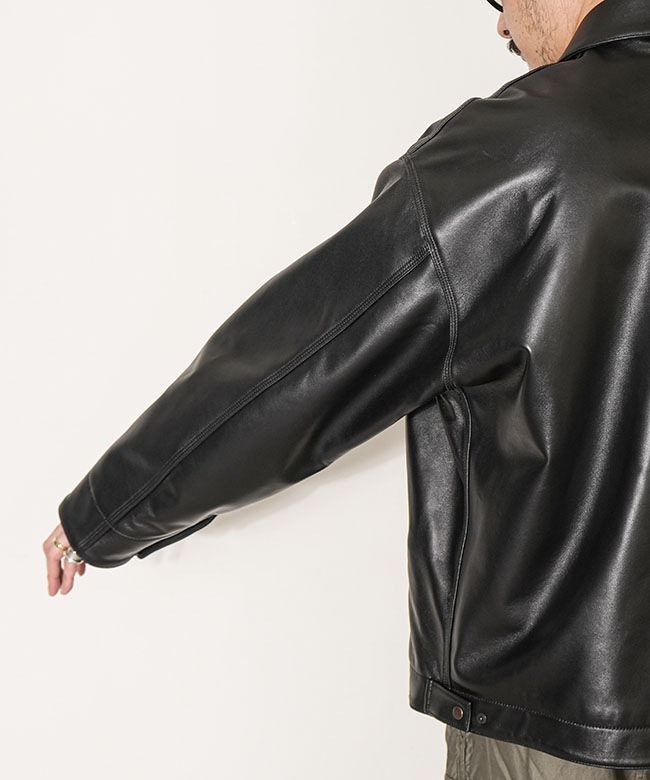 SALE 50%OFF】[ALV-00132]alvana(アルヴァナ) Lamb Skin Short Jacket