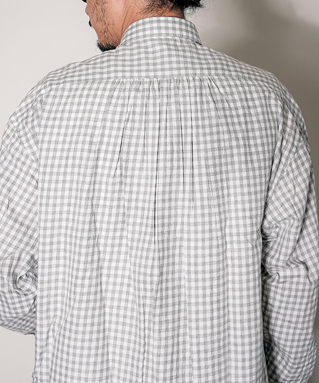 PORTER CLASSIC(ポータークラシック)ROLL UP HEATHER GINGHAM CHECK